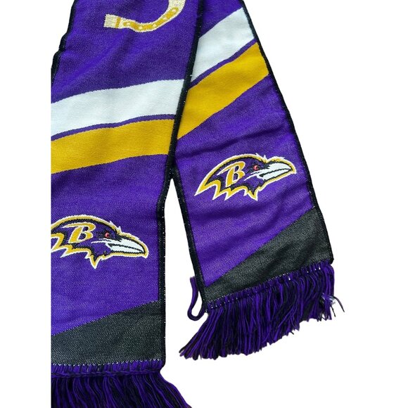 Baltimore‎ ravens, horseshoe casino, fringe scarf - Picture 4 of 4